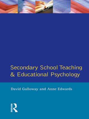 cover image of Secondary School Teaching and Educational Psychology